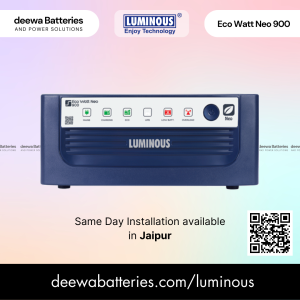 Luminous Eco Watt Neo 900 inverter available at Deewa Batteries, Jaipur