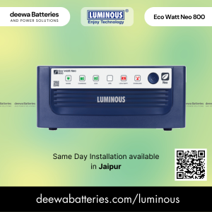 Luminous Eco Watt Neo 800 - Efficient inverter at Deewa Batteries, Jaipur