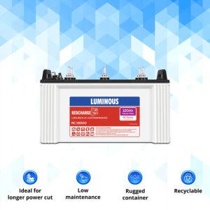 Trust the Luminous RC 15000 Battery at Deewa Batteries & Power Solutions in Jaipur for consistent and efficient power supply!
