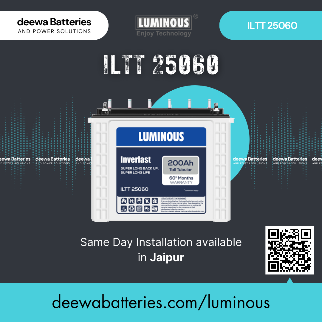 LUMINOUS  ILTT 25060 Battery 200Ah in Jaipur